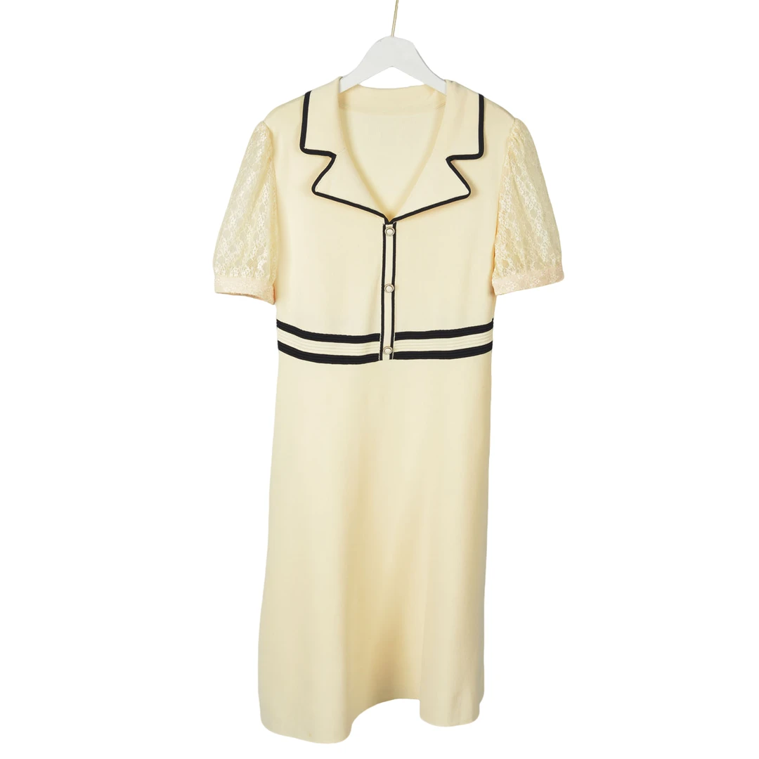 【专柜捡漏F-2】欧家女装WJB-连衣裙0330米黄