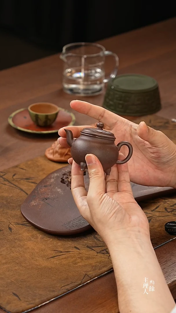 茶壶紫砂大彬如意天清泥WG