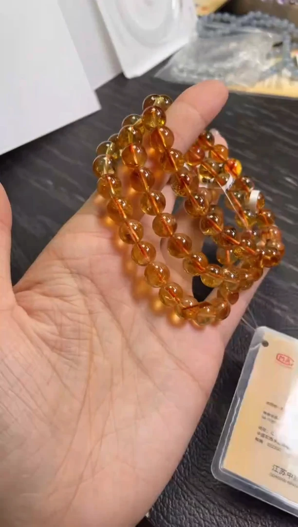 手链8±/x-677未镶嵌水晶黄塔晶多样性发一件