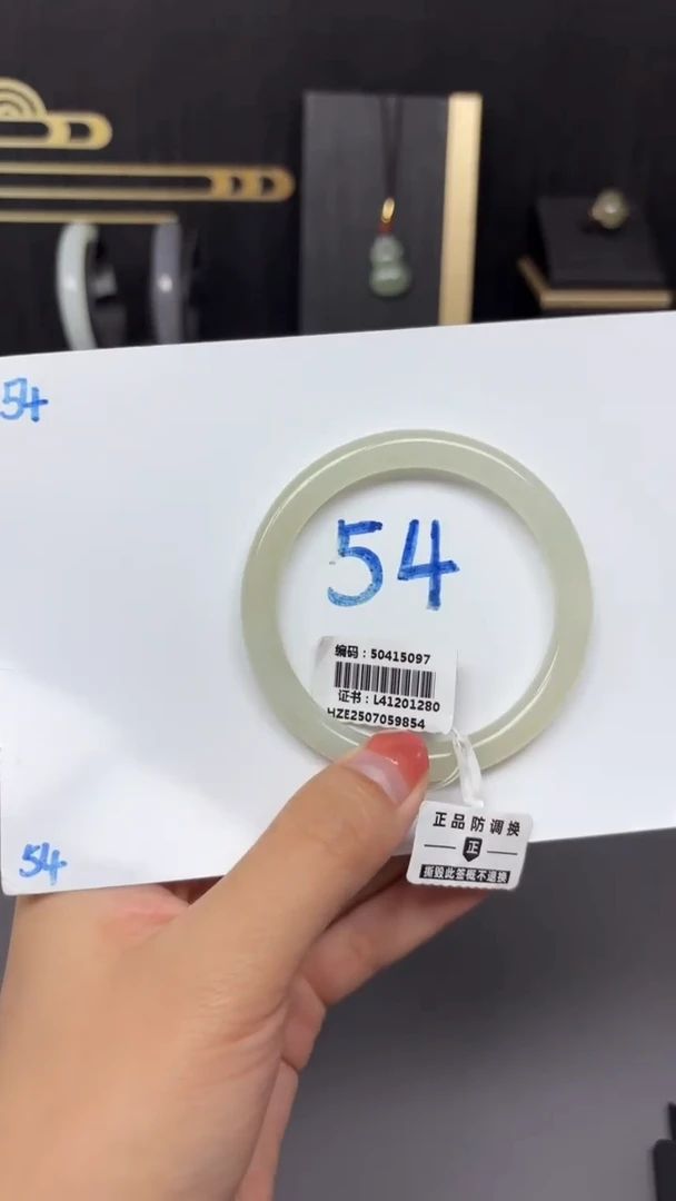 未镶嵌手镯和田玉5097