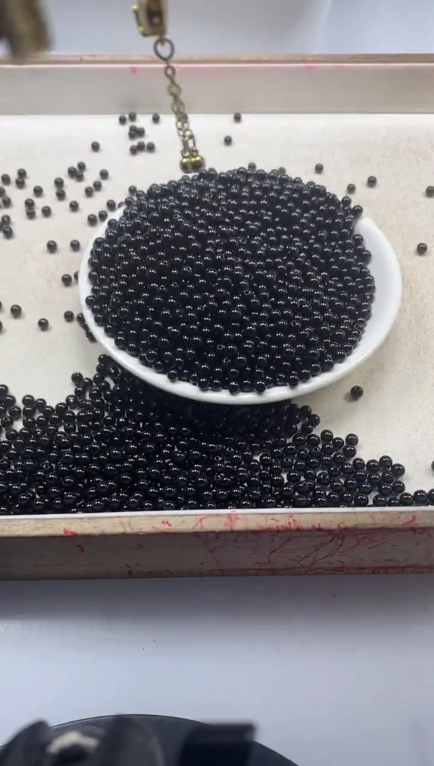 【闪购商品】玛瑙/玉髓颈饰未镶嵌w624黑耀石4mm*100颗