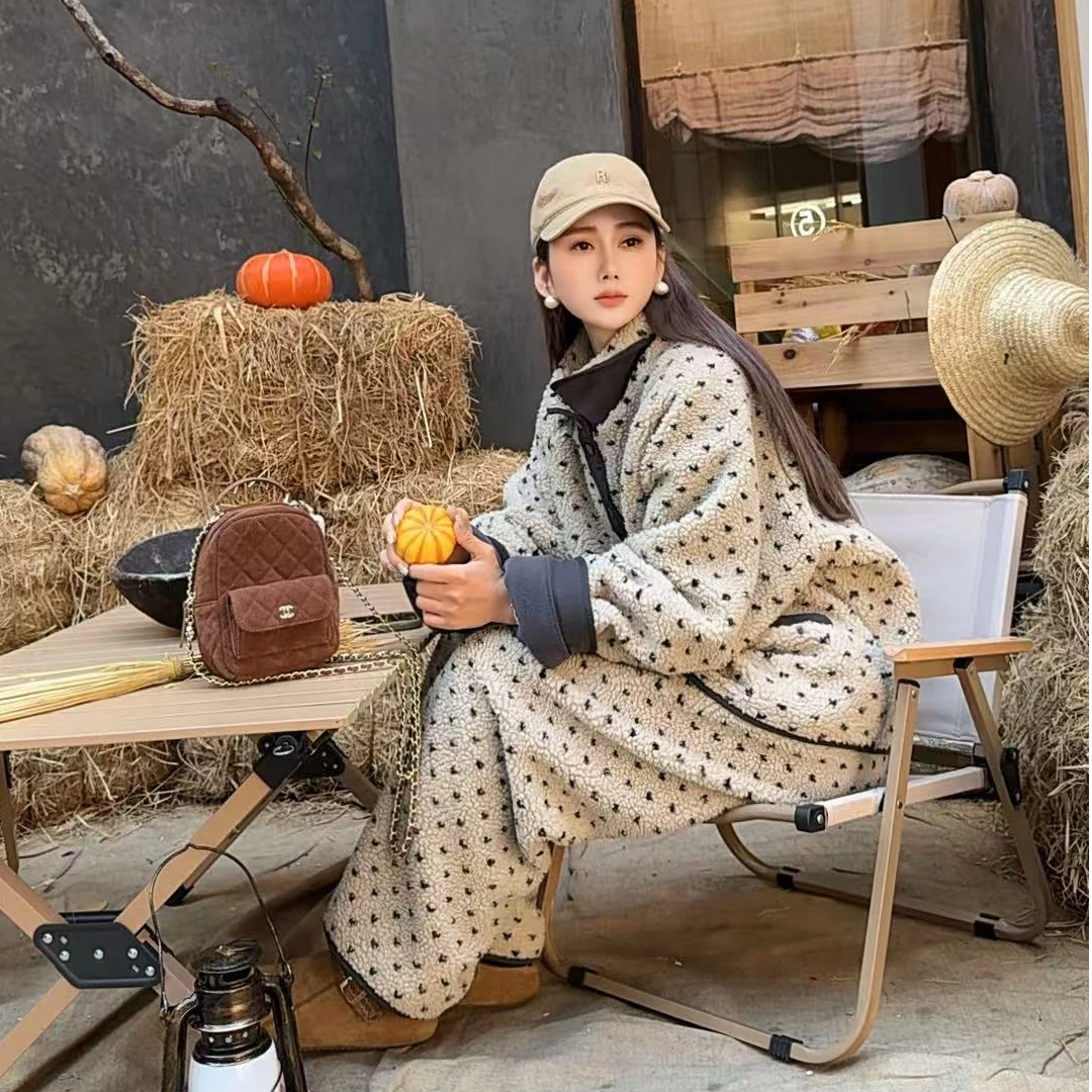 加绒加厚家居服睡衣女2025秋冬新款时尚休闲爆款保暖可外穿两件套