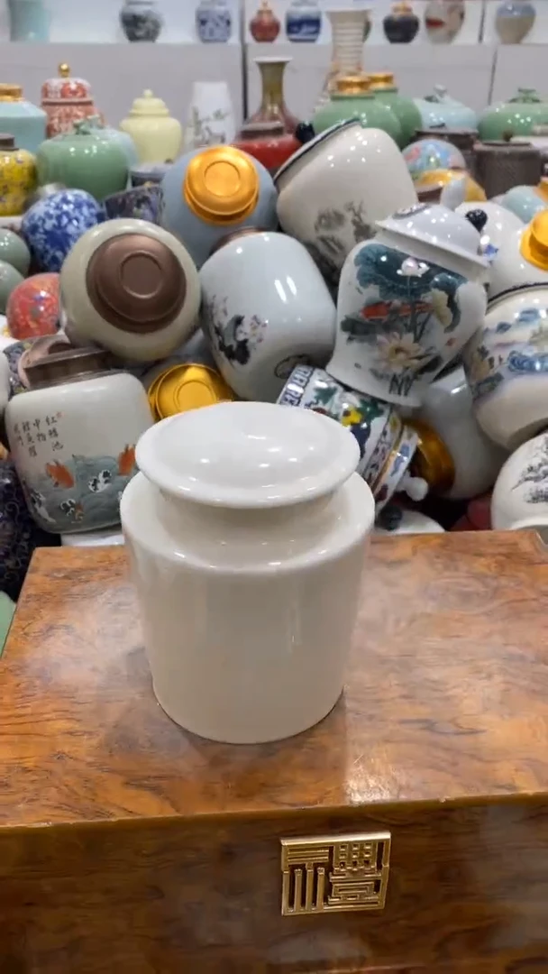 摆件陶茶叶罐密封罐储存罐