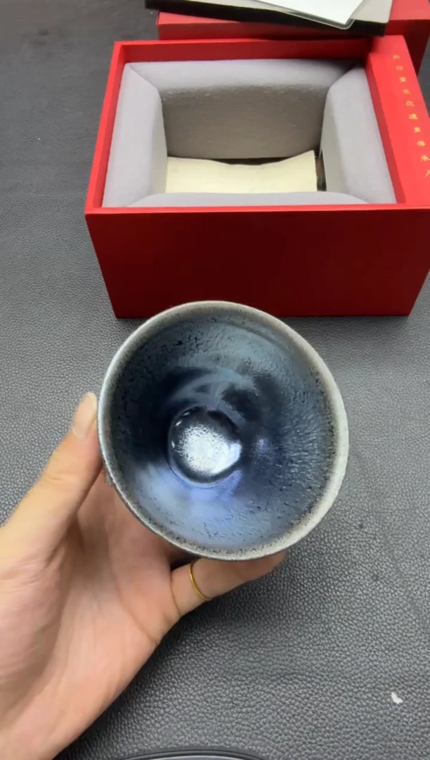 茶盏卓立固柴烧盏129