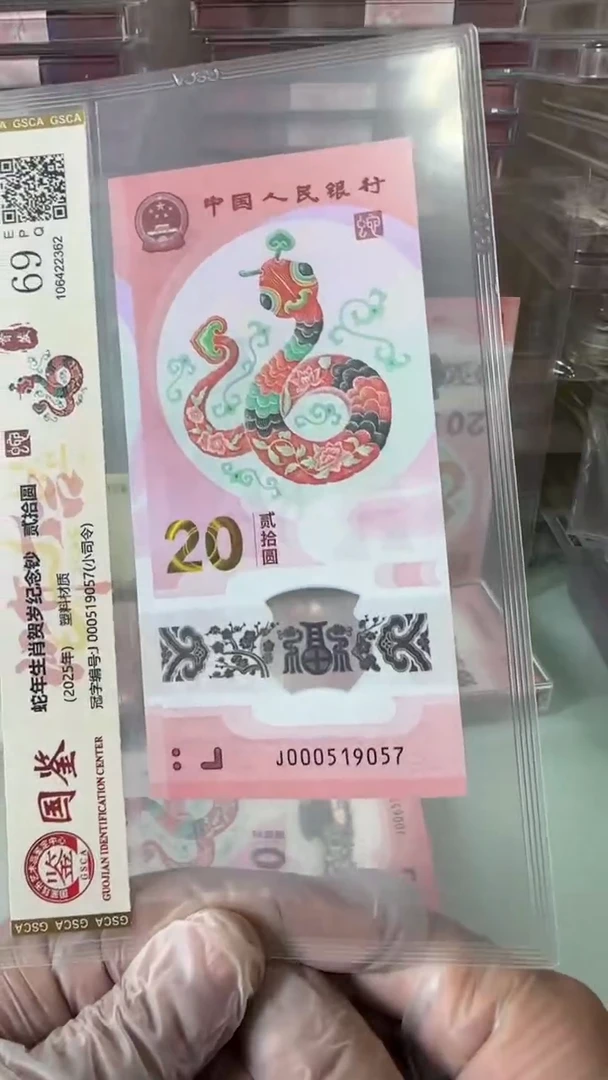 【闪购商品】塑料000519057-蛇钞单张！