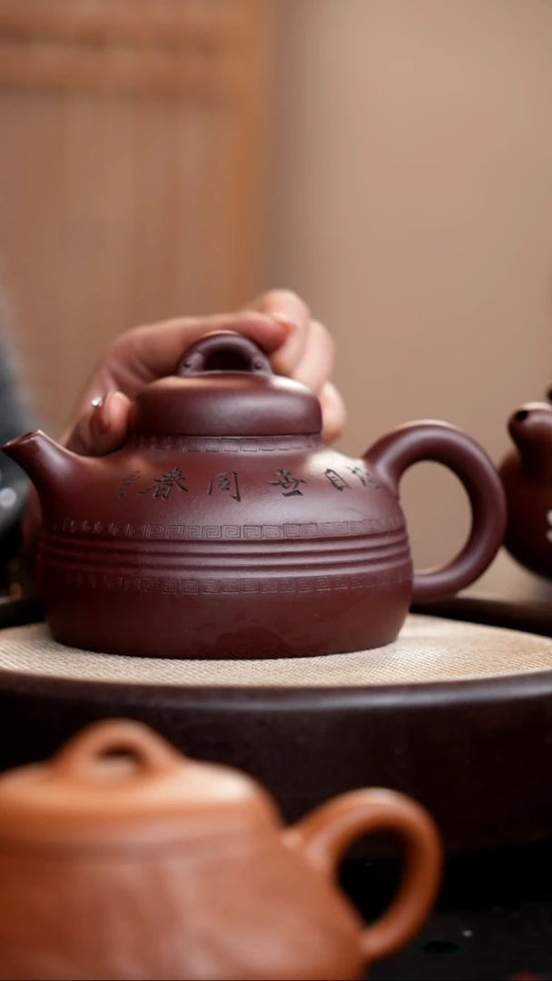 【闪购商品】紫砂茶壶紫泥玉带013