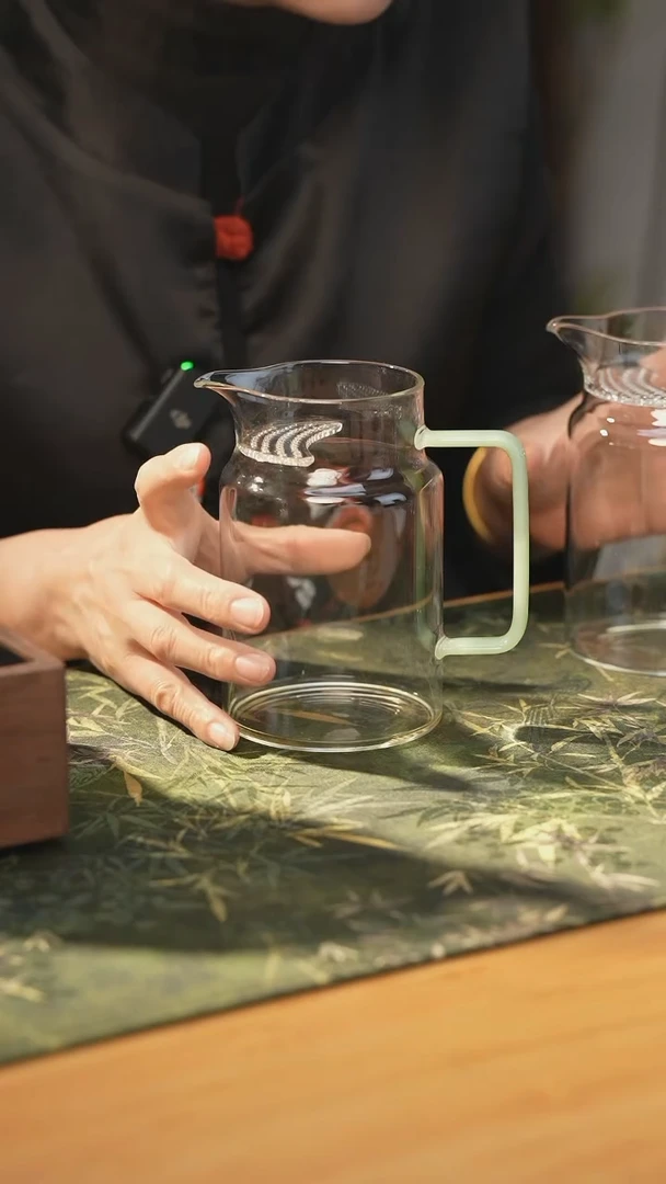 绿玉把月牙煮茶器