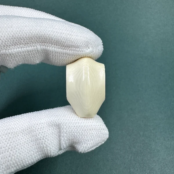 M1734天然猛犸牙玉龙6A鲨鱼背三通支持鉴定假一罚四