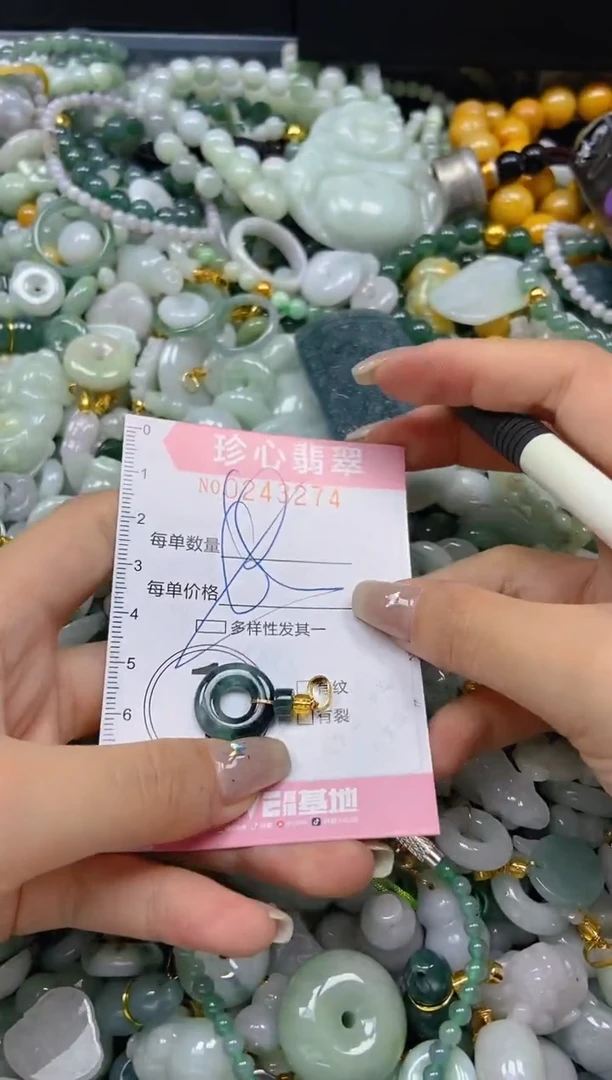 翡翠未镶嵌颈饰闪购0243274多样性发其一