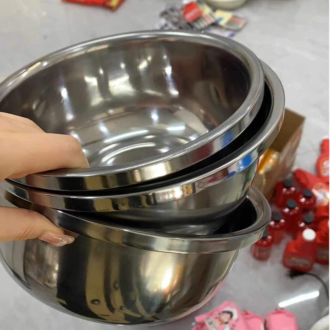 不锈钢盆家用厨房和面