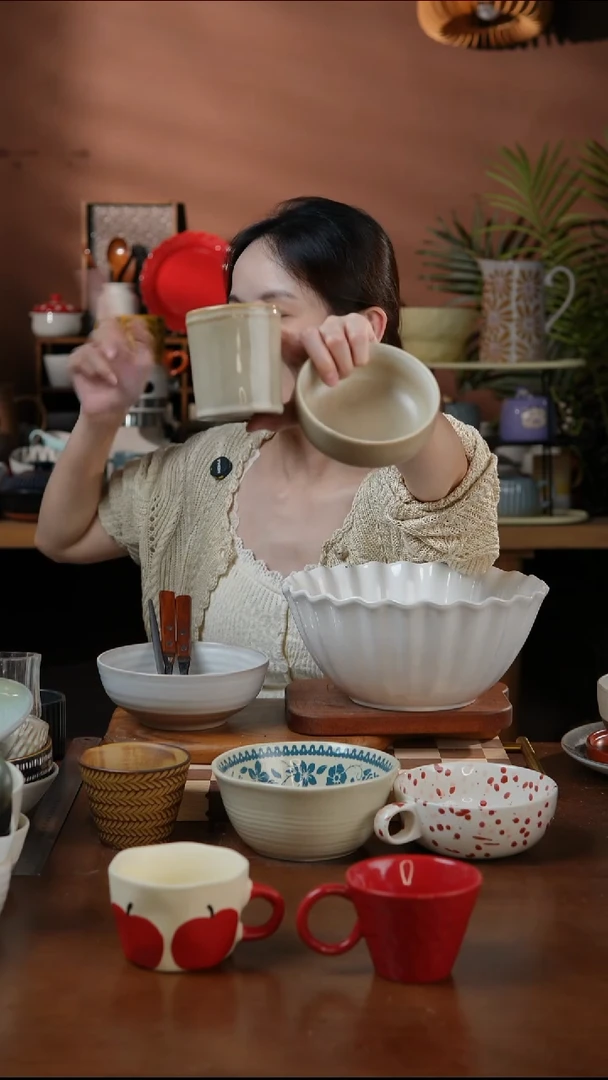 瓷片小碗+手握杯  微瑕 凑满20发货