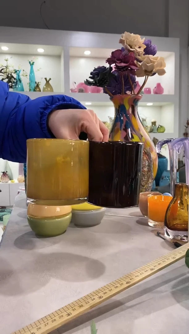 慕忆家手作琉璃花瓶