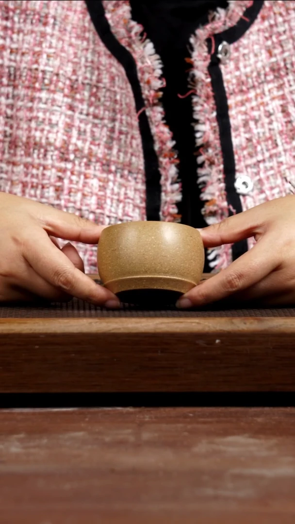 茶壶紫砂四号井墨绿泥鼓杯130CC