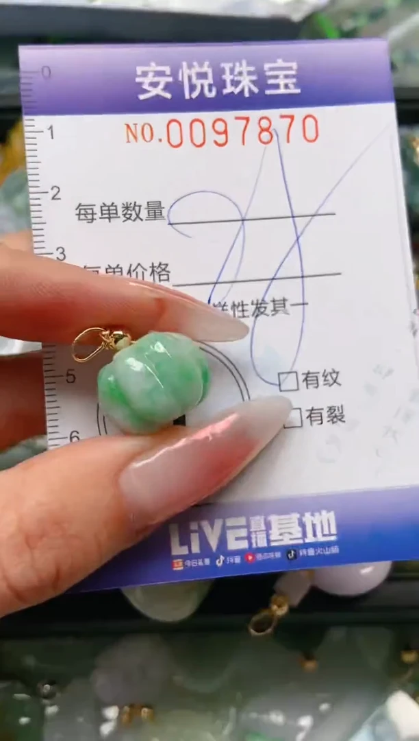 【闪购商品】翡翠颈饰未镶嵌闪购0097870