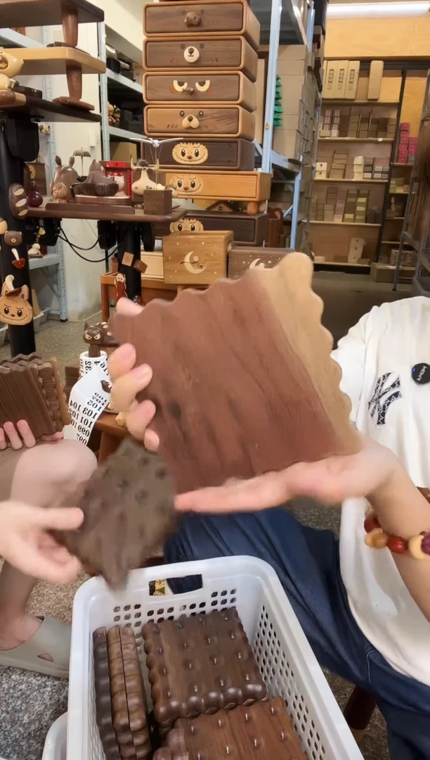木瑕疵正方形饼干锅垫