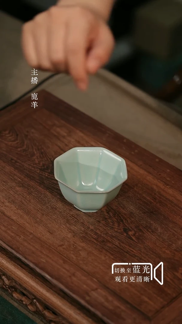 八方杯（微微不完美）-汝瓷张海英-羊
