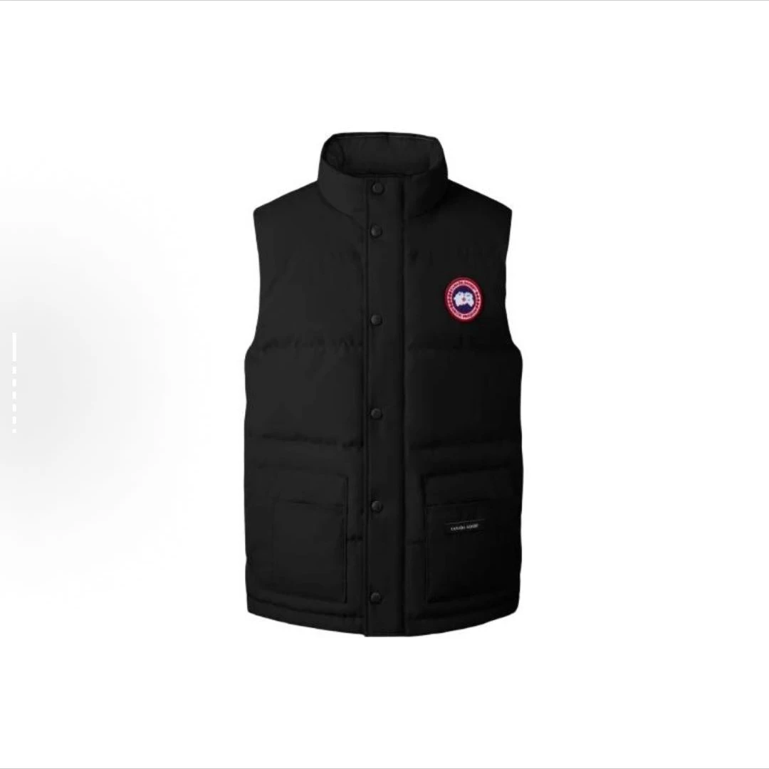 canada goose/加拿大鹅修身防水立领徽标口袋羽绒马甲