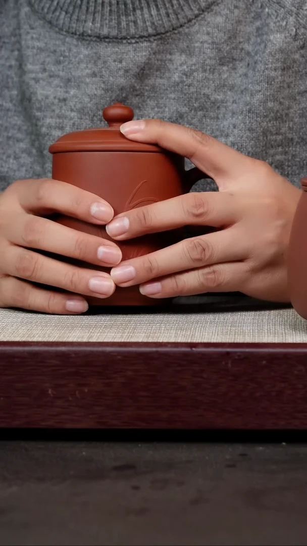 茶杯紫砂金帆 红 兰