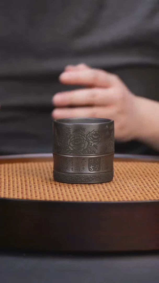 宜兴全手工紫砂杯