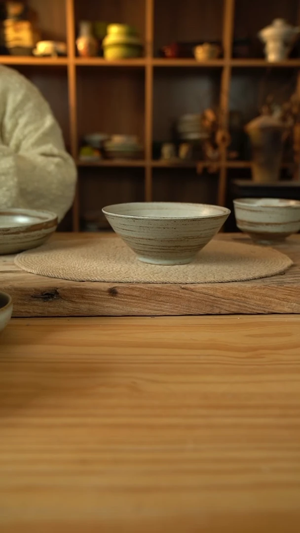 岁月风情系列的7英寸斗笠面碗1个