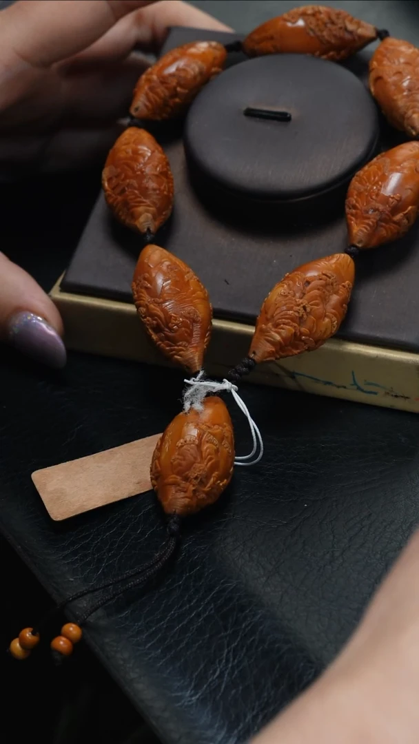 橄榄核手串/手链鱼子精品核雕