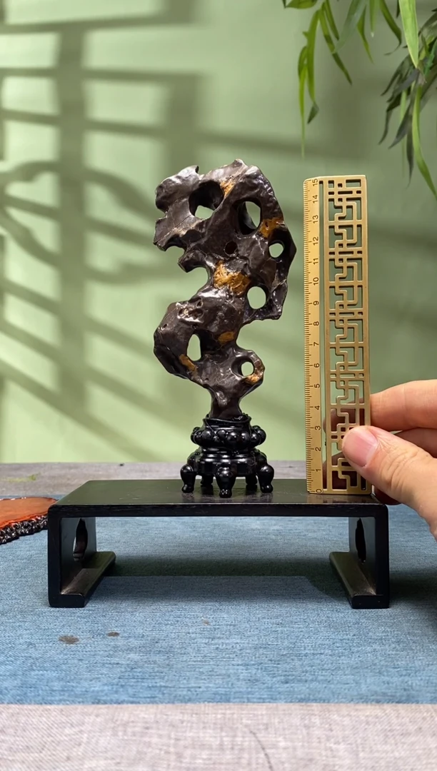 石材树脂底座 石头是青州玲珑石