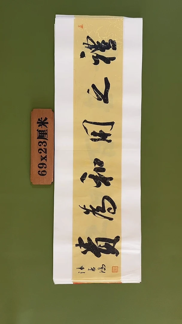 书法书法 张若鸿 尺寸69cm*23cm