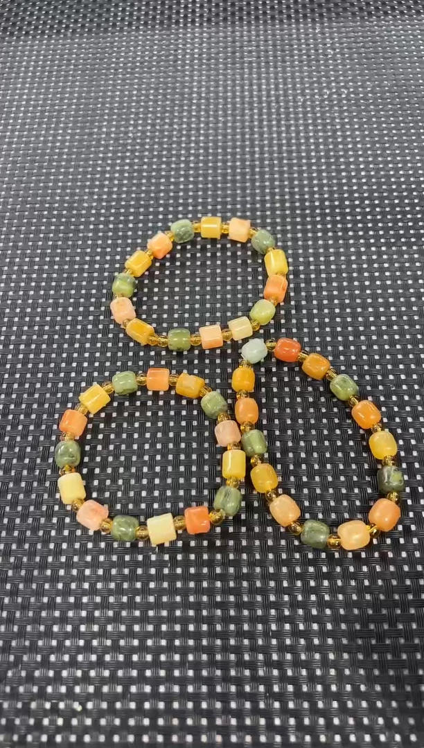 石英质玉手串未镶嵌 多宝约8mm+（多样性发一件）