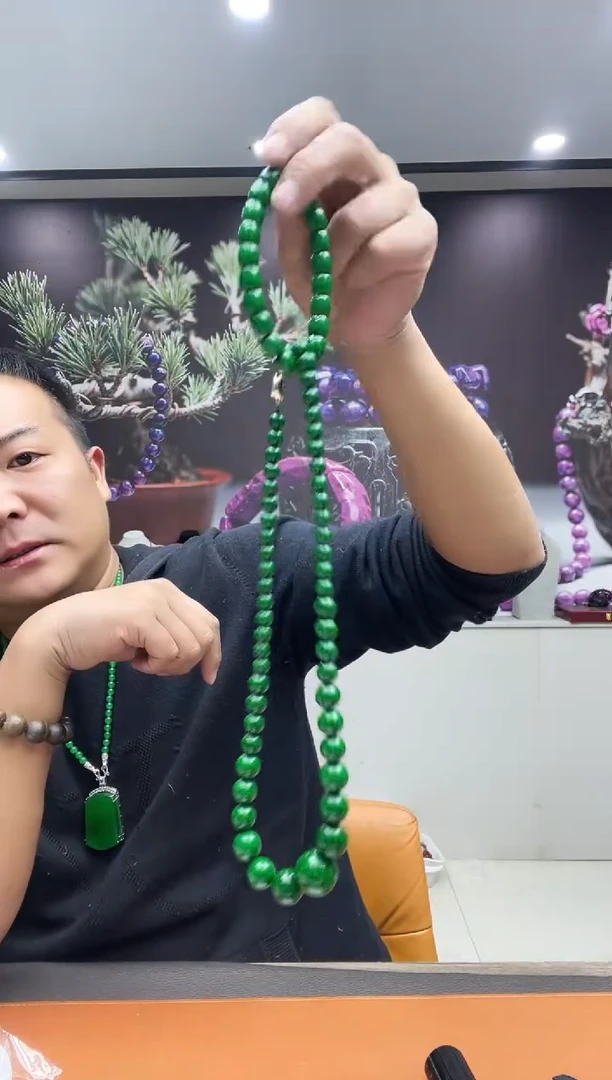 "1号A10 球球大圆珠塔链"+手串