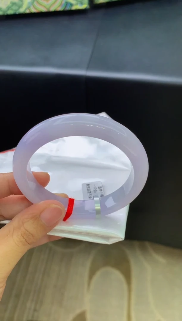 未镶嵌手镯翡翠天然A货缅甸翡翠64圈口58.3