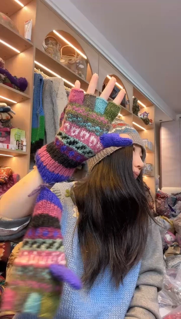 羊毛百羊毛手套473