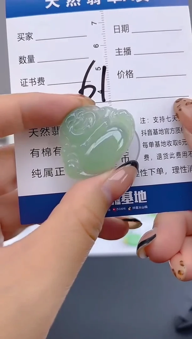 颈饰未镶嵌翡翠天然A货缅甸翡翠