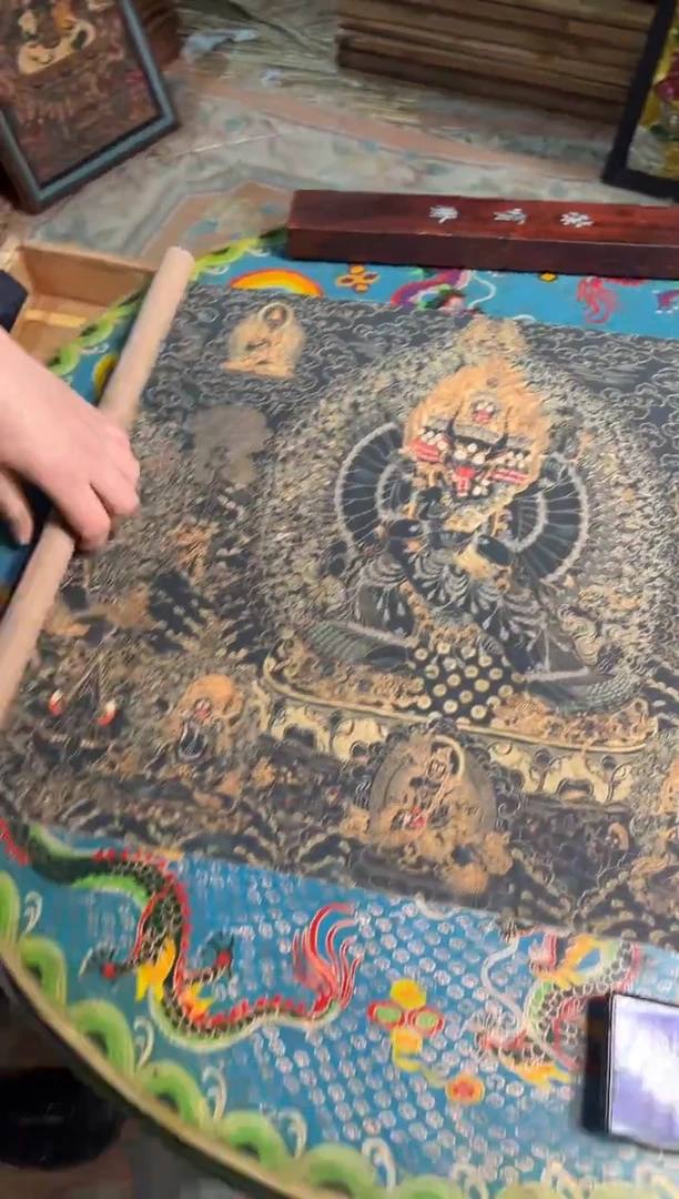 卷轴画卷轴画奥奥的唐卡