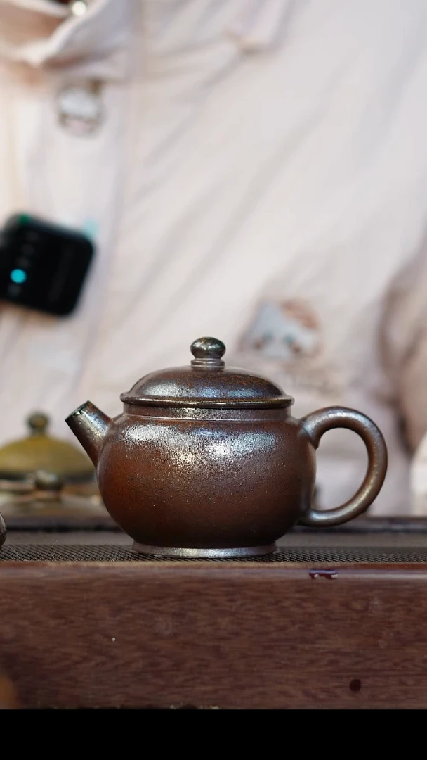 茶壶紫砂柴烧紫砂 巨轮