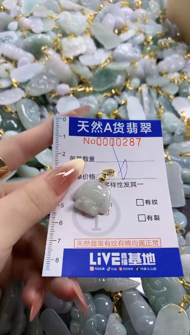 颈饰未镶嵌翡翠天然A货翡翠