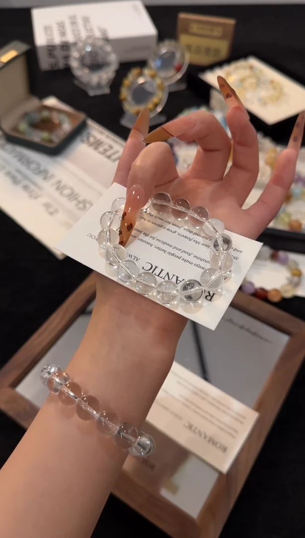 未镶嵌手链水晶白水晶x3128