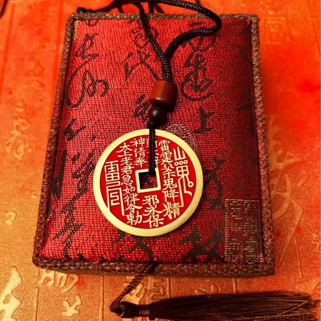 正宗山贵花钱家具正品纯黄铜钥匙扣/手链/吊坠/