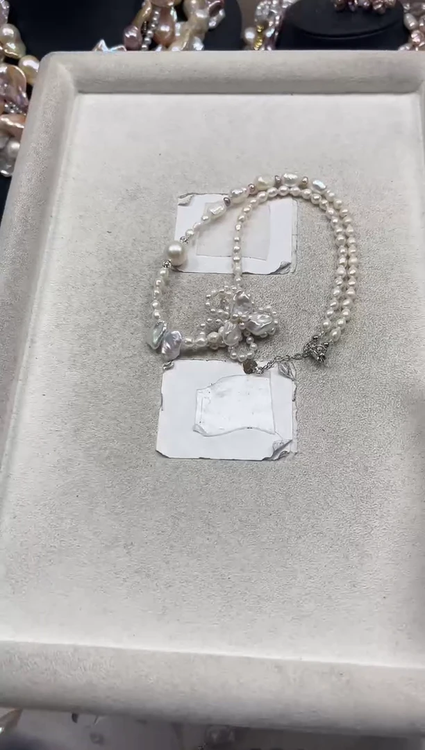 未镶嵌项链淡水珍珠【纯恬珠宝】