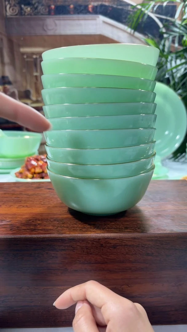 【闪购商品】....5.5英寸玉瓷碗10个口径13.8厘米