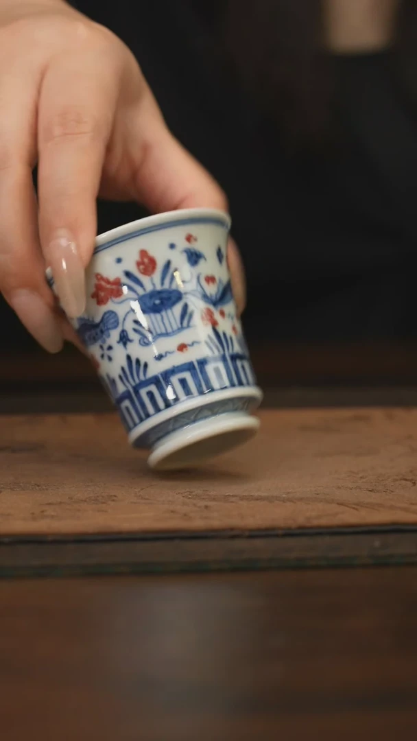 杯柴窑青花破价福利