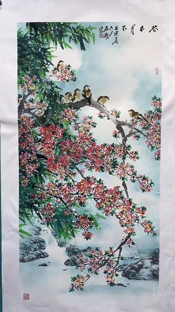 国画画都展厅明德老师国画作品17