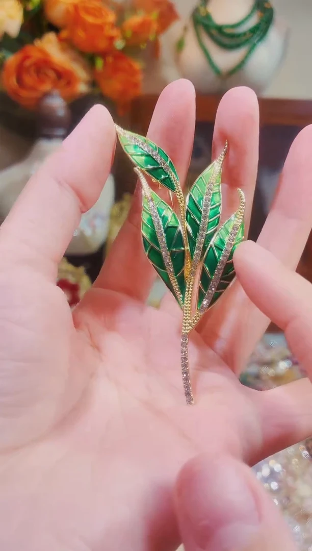 合成立方氧化锆铜合金绿叶