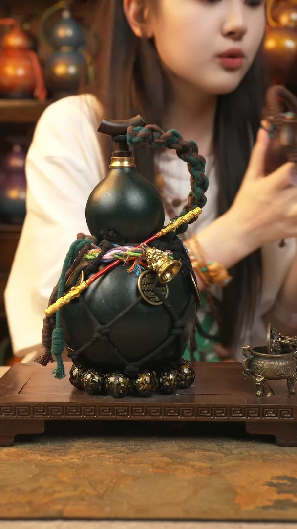 371大漆一物一拍记葫堂出品【不带手串】