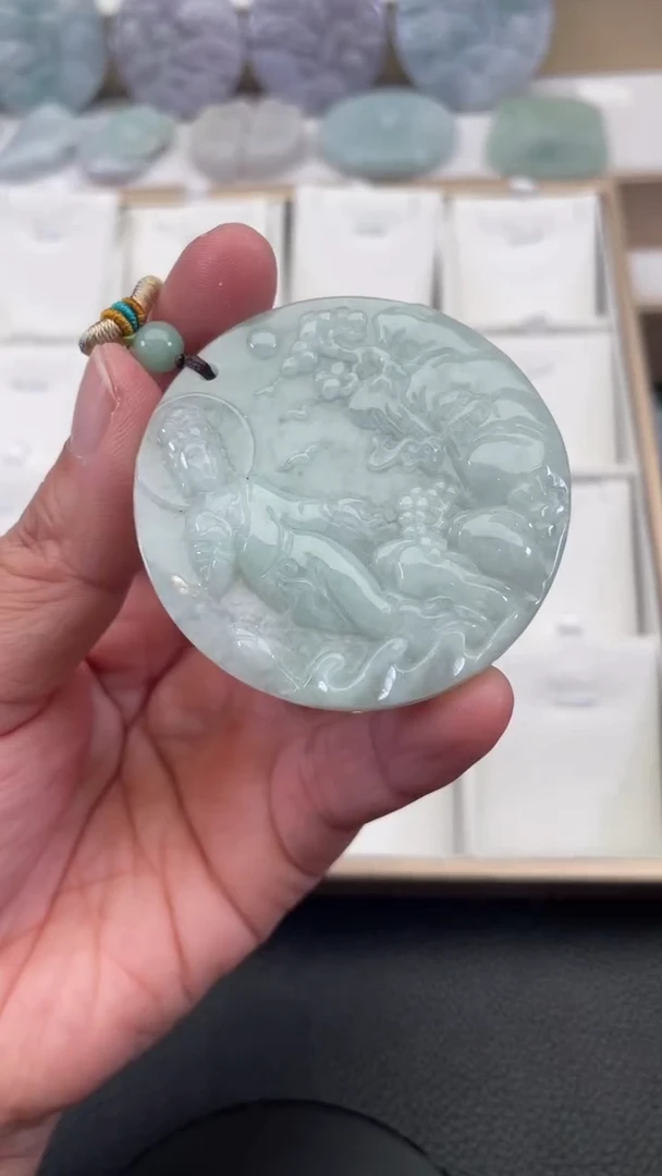 颈饰未镶嵌翡翠天然缅甸翡翠A货180