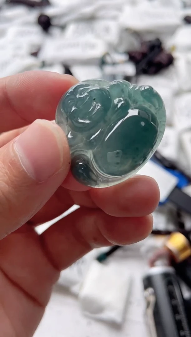 翡翠未镶嵌颈饰8888888888888