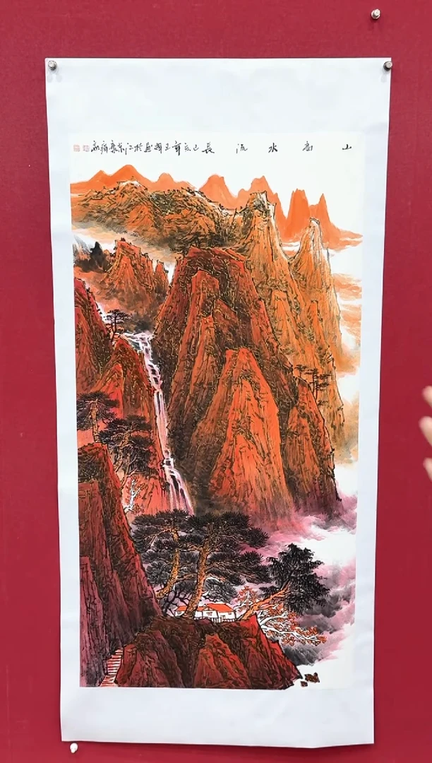 国画国画绘画山水花鸟