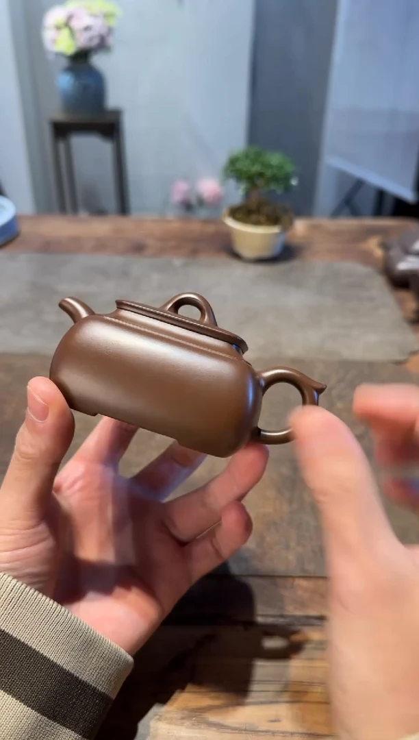 茶壶紫砂阿*?长四方 紫砂壶