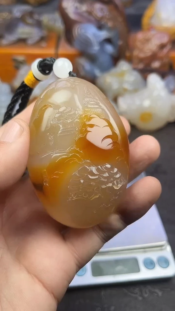 【闪购商品】玛瑙/玉髓手把未镶嵌1