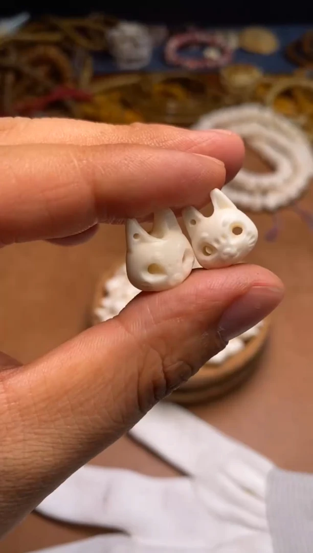 其他牛骨P1183-双面2个-有棕裂