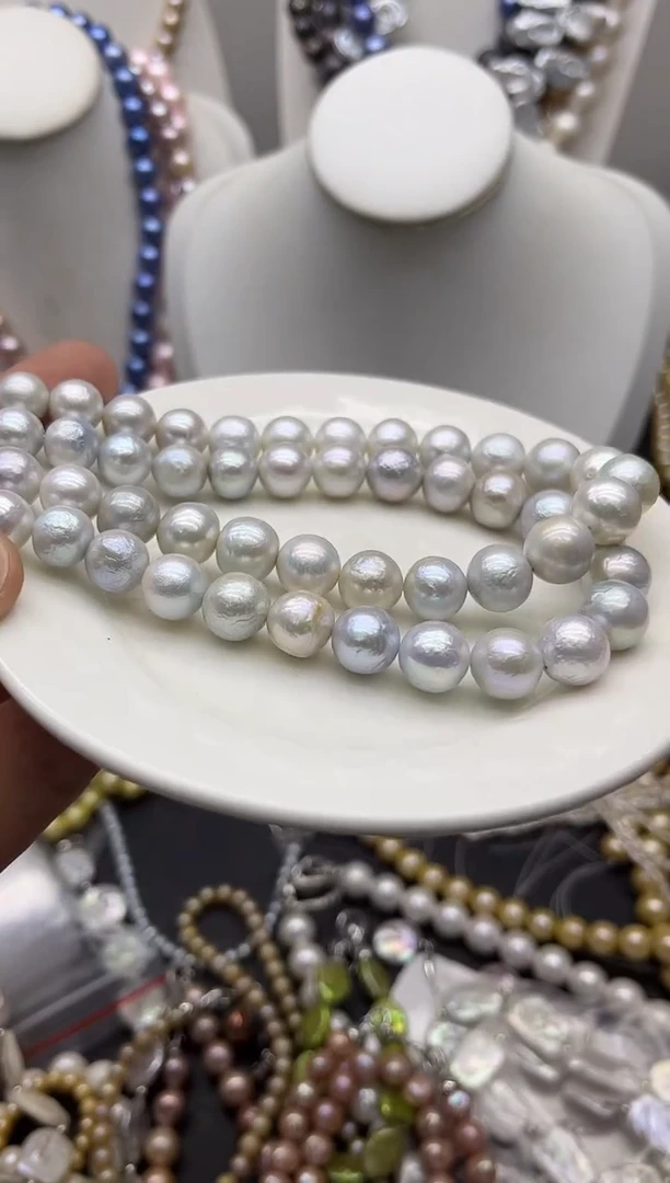 淡水珍珠钛钢颈饰1